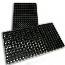 Black Plug Plant Seed Trays 264 Cells 12 x 22 with Drainage Holes 540mm x 277mm (Item ID:Trays)